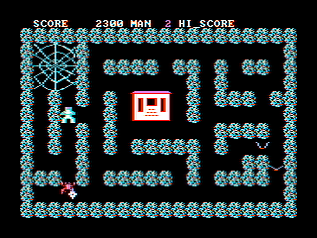 Night Stalker IBM PC/Compatibles Screenshot: I've been hit!