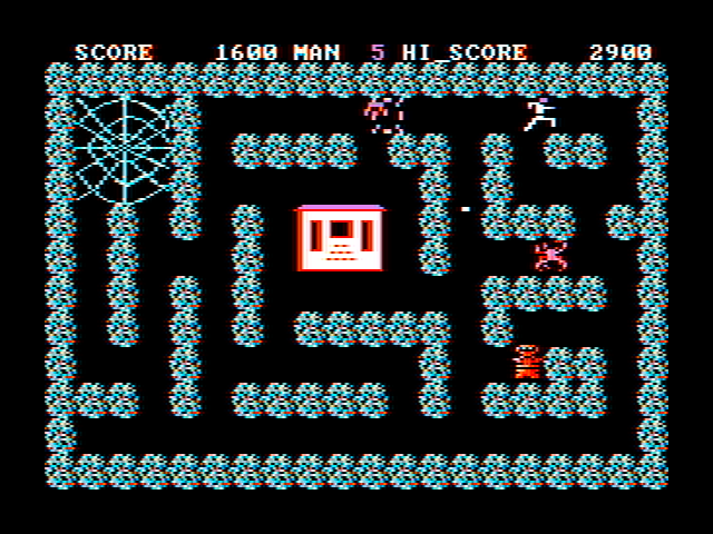 Night Stalker IBM PC/Compatibles Screenshot: Enemy destroyed!