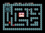 Night Stalker for IBM PC/Compatibles - Running from a bat.