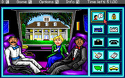 Headline Harry and The Great Paper Race for IBM PC/Compatibles - Visiting a very dapper crowd.