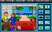 Headline Harry and The Great Paper Race for IBM PC/Compatibles - A dog keeps barking at me...