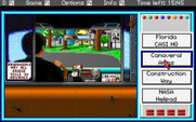 Headline Harry and The Great Paper Race for IBM PC/Compatibles - Cabs drive you around town.