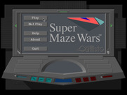 Super Maze Wars for Macintosh - Title screen.