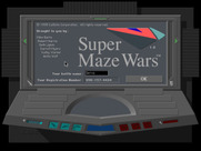 Super Maze Wars for Macintosh - Game information screen.