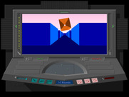 Super Maze Wars for Macintosh - I located a bonus item in the maze.