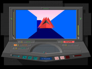 Super Maze Wars for Macintosh - Here's my opponent...