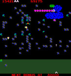 Millipede for Arcade - Next bonus at 30,000 points!