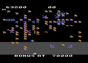 Millipede for Atari 8-bit - Next bonus at 70,000 points!
