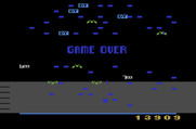 Millipede for Atari 2600 - Game over.