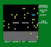 Millipede for NES / Famicom - Game over.