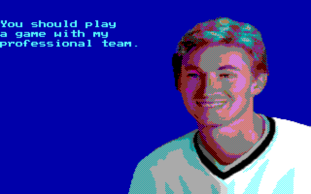 Wayne Gretzky Hockey 2 IBM PC/Compatibles Screenshot: Some friendly advice...
