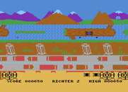 Spider Quake for Atari 8-bit - Almost reached the other side...