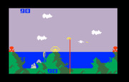 Atlantis for Intellivision - Enemy fires on my city!