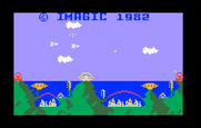 Atlantis for Intellivision - Title screen and game demo.