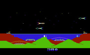 Atlantis for Commodore VIC-20 - As the game progress attacking ships become faster and more numerous.