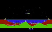 Atlantis for Commodore VIC-20 - Here come some attackers!