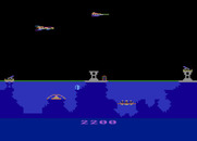 Atlantis for Atari 8-bit - Game start.