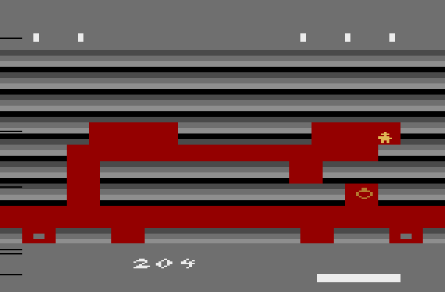 Tutankham Atari 2600 Screenshot: The start of the second level.
