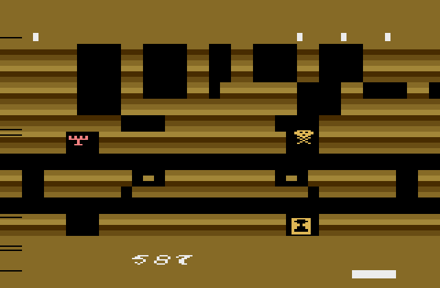 Tutankham Atari 2600 Screenshot: Almost reached the exit!