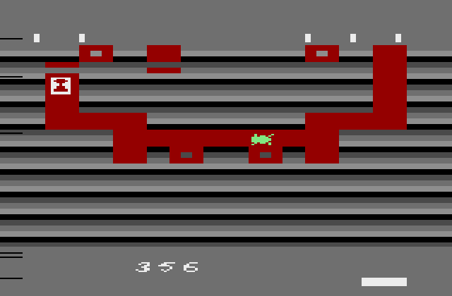 Tutankham Atari 2600 Screenshot: There's the exit!