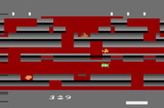 Tutankham for Atari 2600 - The levels become more maze-like as the game progresses.