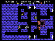 Tutankham for ColecoVision - Blasting opponents on level four!