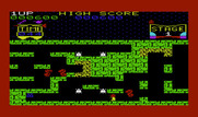 Tutankham for Commodore VIC-20 - Walk through the white markers to be transported to a new location.