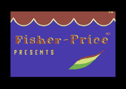 Little People Bowling Alley for Commodore 64 - Fisher Price logo.
