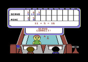 Little People Bowling Alley for Commodore 64 - A correct answer!