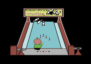 Little People Bowling Alley for Commodore 64 - Knocked some pins over...