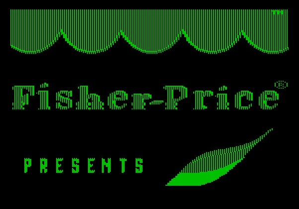 Little People Bowling Alley Apple II Screenshot: Fisher Price logo dancing...
