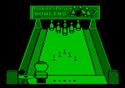Little People Bowling Alley for Apple II - Ready to bowl!