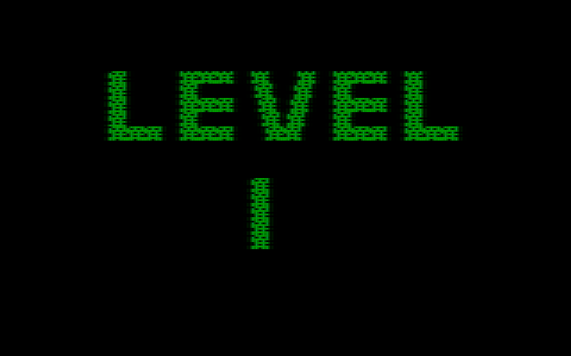 Oil's Well IBM PC/Compatibles Screenshot: Ready for Level 1?