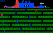 Oil's Well for IBM PC/Compatibles - The oil at the very bottom of the screen can be difficult to get.