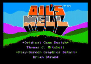 Oil's Well for Apple II - Game credits.