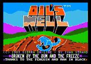 Oil's Well for Apple II - Title screen; this version has been cracked.