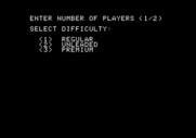 Oil's Well for Apple II - Game options.