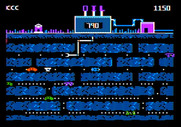 Oil's Well for Apple II - Game start.