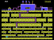 Oil's Well for ColecoVision - Don't let the various bugs touch the pipe!