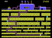 Oil's Well for ColecoVision - Half of this level is complete...