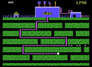 Oil's Well for ColecoVision - The pipe winds its way towards the bottom of the oil field...