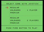 Oil's Well for ColecoVision - Select game options.