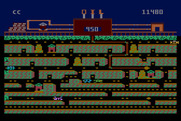 Oil's Well for Atari 8-bit - Starting the third level...