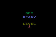 Oil's Well for Atari 8-bit - Get ready for level 1!