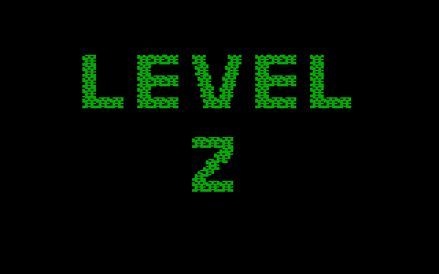 Oil's Well IBM PC/Compatibles Screenshot: On to level 2...