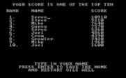 Oil's Well for IBM PC/Compatibles - A new high score!