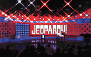 Jeopardy! for IBM PC/Compatibles - Title screen.