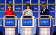 Jeopardy! for IBM PC/Compatibles - Buzzing in to provide a question for the answer!