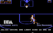 One-on-One for IBM PC/Compatibles - Title screen.