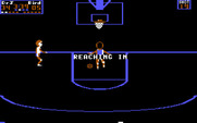 One-on-One for IBM PC/Compatibles - Reaching In penalty...